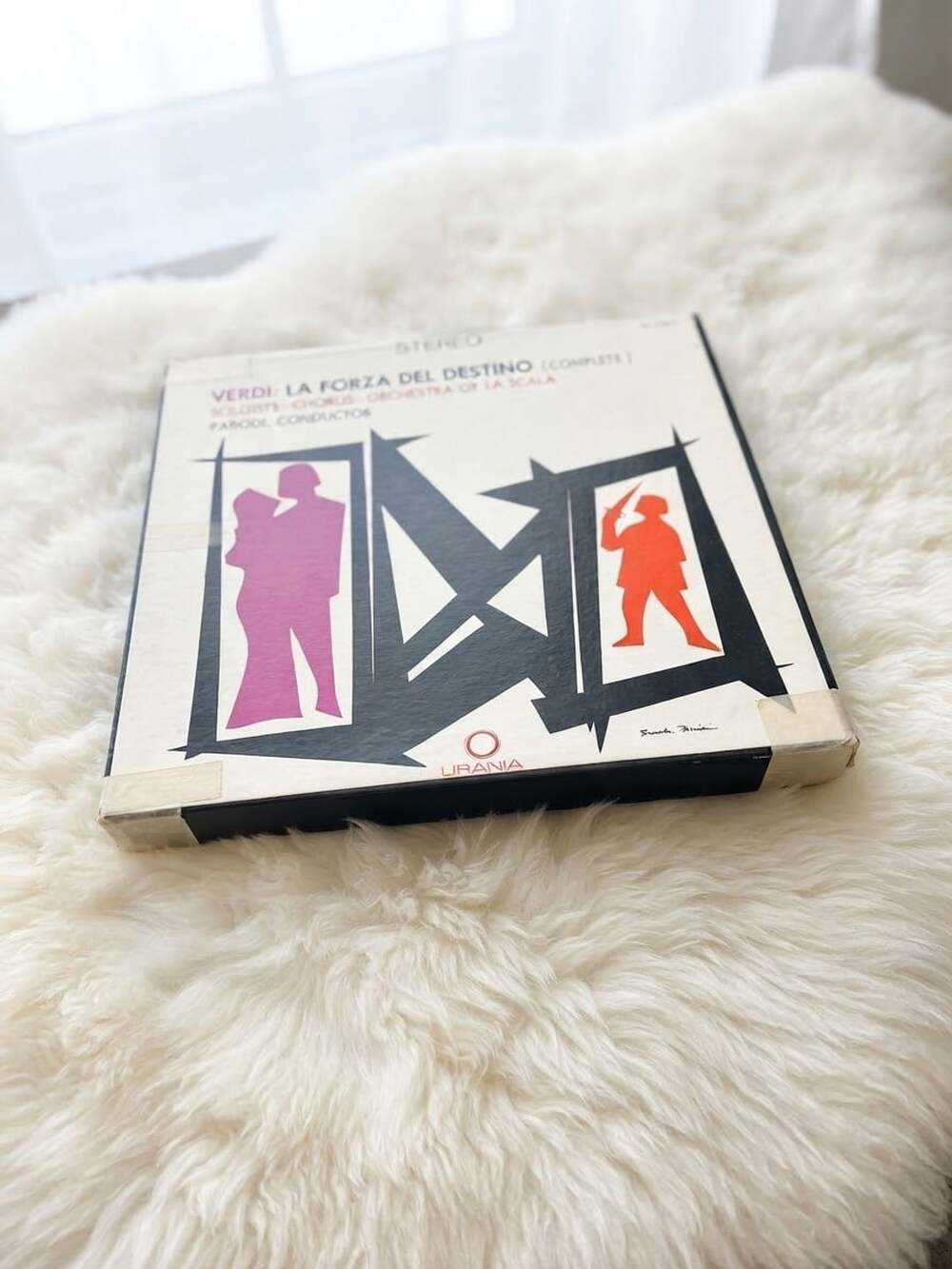Verdi: La Forza Del Destino Complete 3-LP Vinyl Box Set Urania Records Stereo